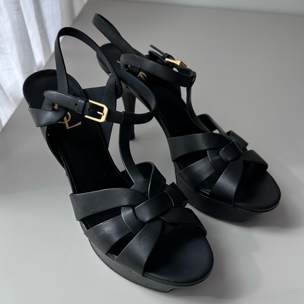 Saint Laurent Tribute Platform Sandals